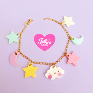 Pulsera colores pastel