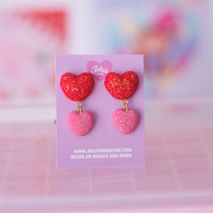 Aretes gomita corazón