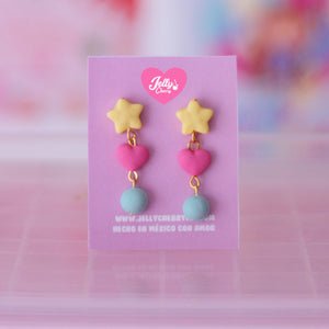 Aretes estrella perfumados