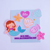 Set de stickers Sirena