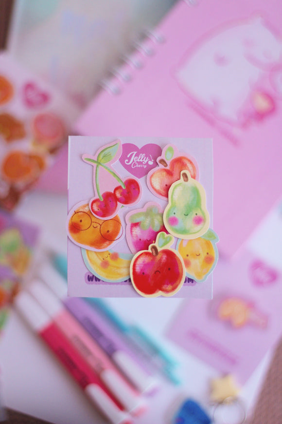 Set de stickers Frutitas
