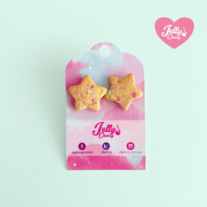 Aretes galleta estrella