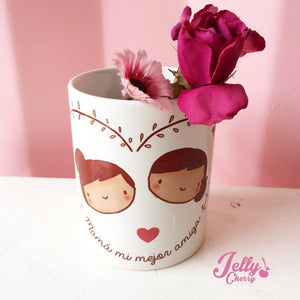 Taza "mamá mi mejor amiga"