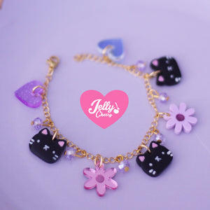 Pulsera gatitos negros