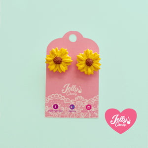 Aretes “Girasol en el Tigre”