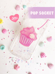 Pop socket cupcake